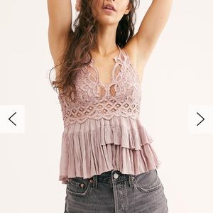 Free People Adella Cami Mauve Size S